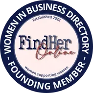 FindHer Online founding member badge