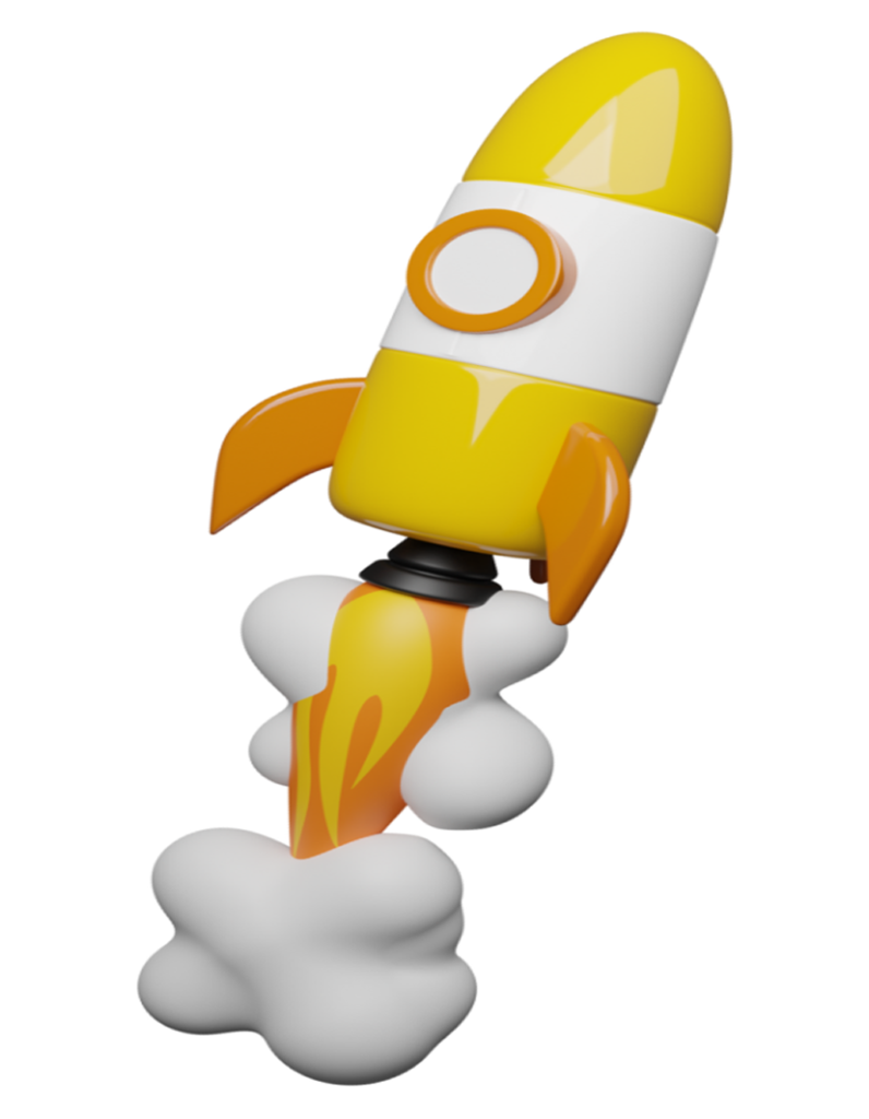SEO rocket illustration